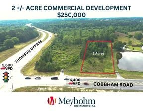 2 Acre Cobbham Rd Development Tract