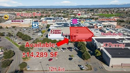 Retail space for Rent at 1673 W Lacey Blvd Suite 105 in Hanford