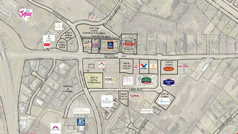 VacantLand space for Sale at US-62 E & Walton Pkwy in New Albany