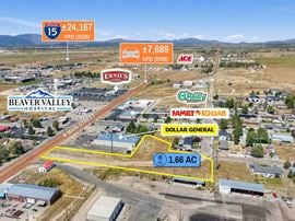 $1 Auction -1.66 Acres | Dollar General Adjacent | 7,689 VPD | Main St | I-15 Access