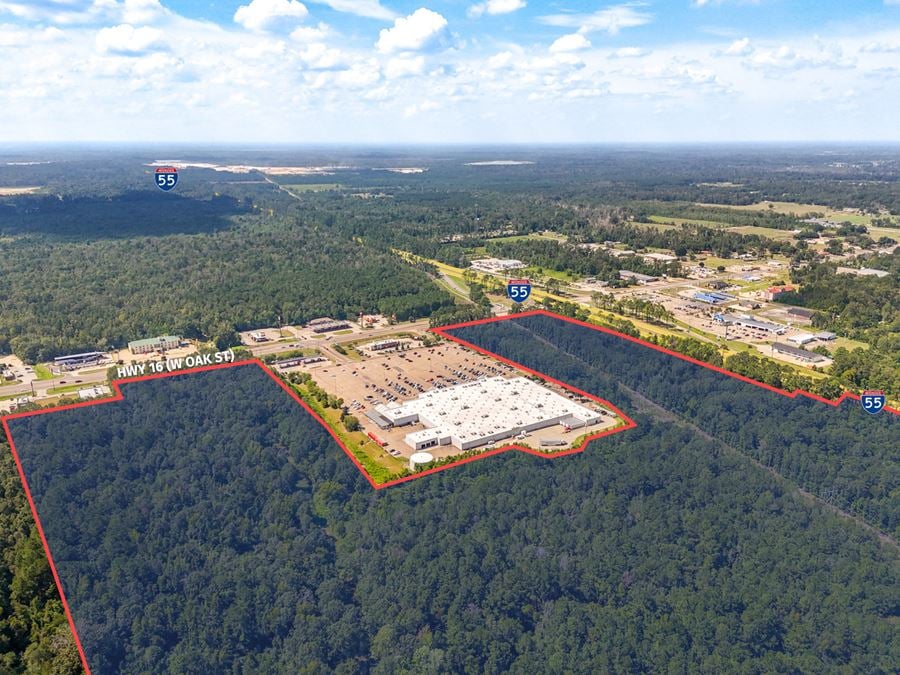 Up to 102.7 Acres Adjacent to Walmart on I-55