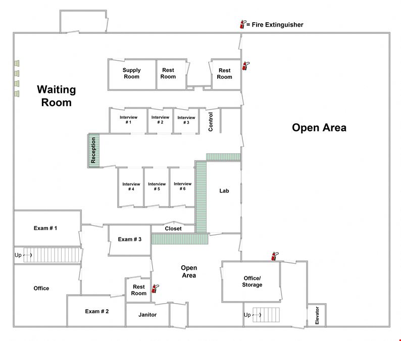 OFFICE FOR SUBLEASE NEAR WESLEY MEDICAL CENTER