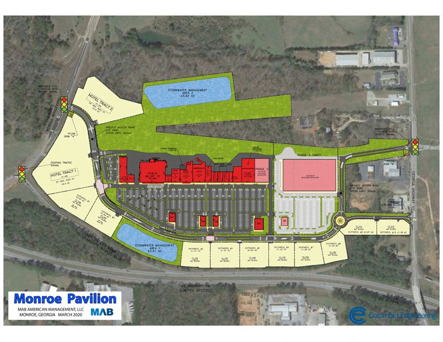 Monroe Pavilion Now Under Construction US78 & Charlotte Rowell Blvd