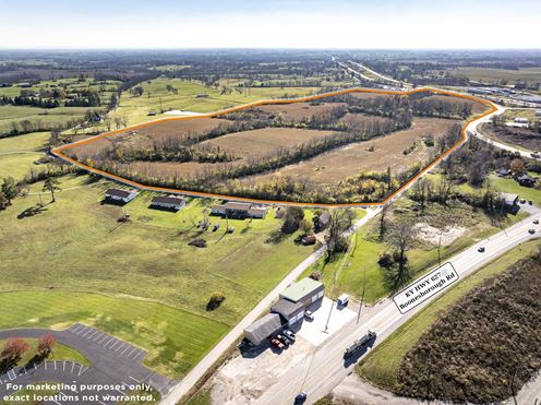 +/- 75 Acre Commercial Development Site - Madison County - Richmond FOR SALE