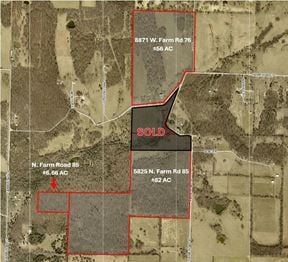 $5k/Acre - 5825 N Farm Road 85 & 8871 W. Farm Road 76
