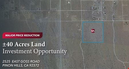 VacantLand space for Sale at 2525 Goss Rd in Pinon Hills
