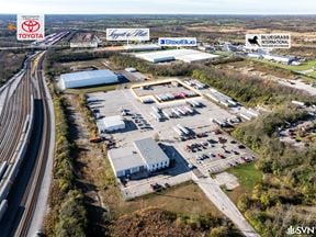 FOR LEASE:  +/-3 Acres of Industrial Outdoor Storage with Dedicated Office Space