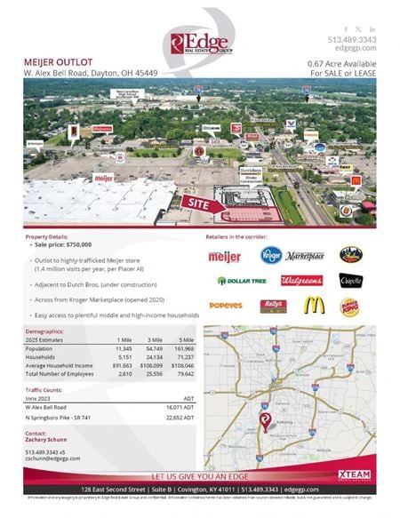 Land space for Sale at W. Alex Bell Road in Dayton