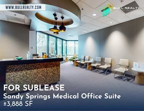 Sandy Springs Medical Office Suite | ±3,888 SF for Sublease