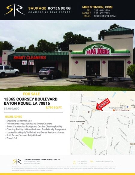 Retail space for Sale at 13365 Coursey Blvd in Baton Rouge