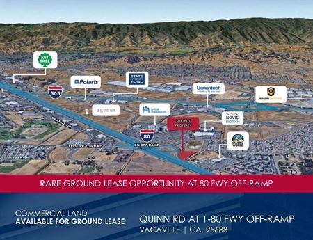 Photo of commercial space at Quinn Rd, Vacaville, APN 0133-0100-120 in Vacaville