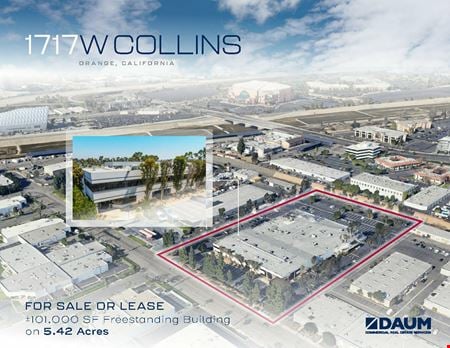 Industrial space for Rent at 1717 W Collins Ave in Orange