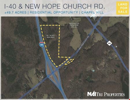 VacantLand space for Sale at I-40 & New Hope Church Road  in Chapel Hill