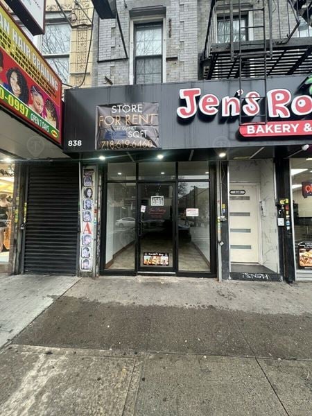 Retail space for Rent at 838 Flatbush Ave in Brooklyn