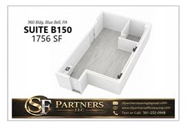 1756 SF Suite B150 Professional and Medical Office Space