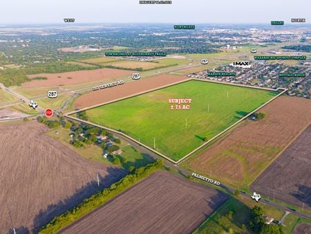 Photo of commercial space at NEQ Palmetto Road & US Hwy 287 in Waxahachie