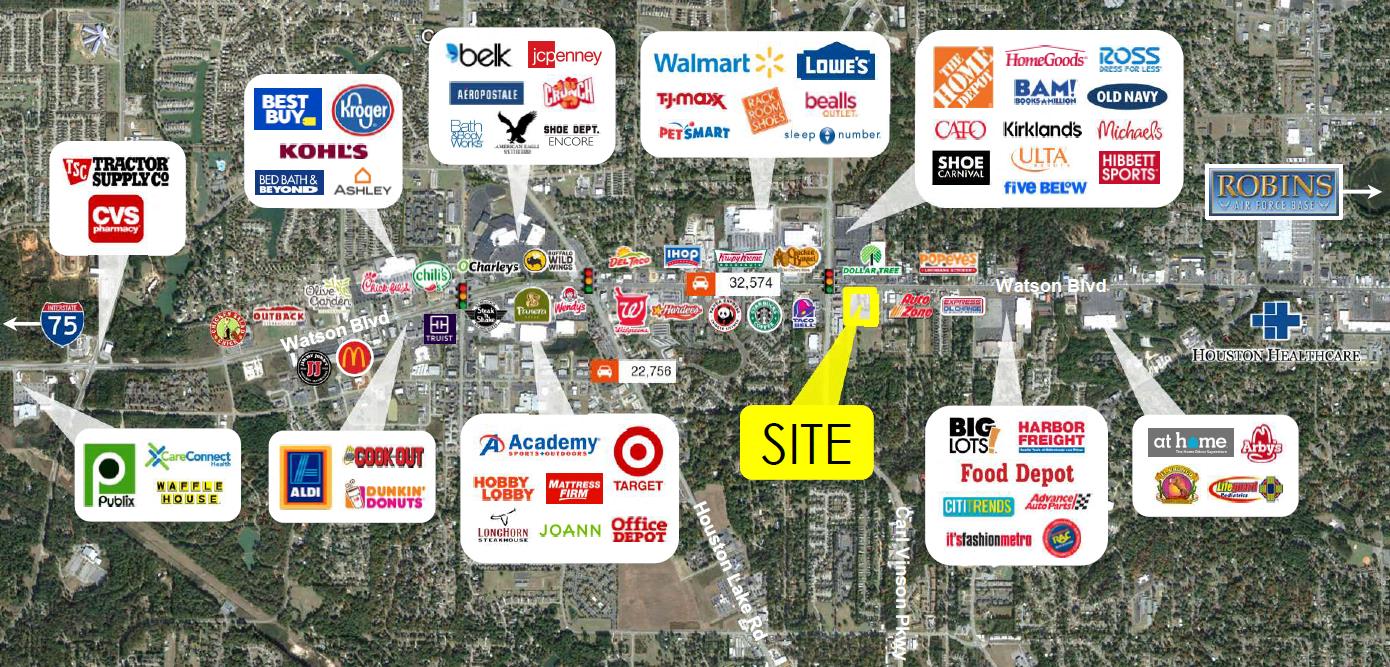 2695 Watson Blvd, Warner Robins, GA 31093