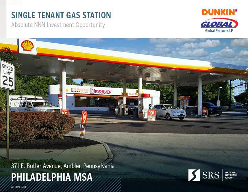 Ambler, PA (Philadelphia MSA) Shell Gas Station & Dunkin' Donuts