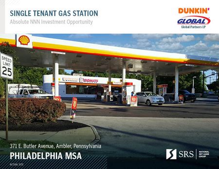 Ambler, PA (Philadelphia MSA) - Shell Gas Station & Dunkin' Donuts - Ambler
