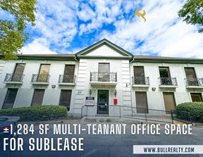 Multi-Tenant Office Space For Sublease | ±1,284 SF