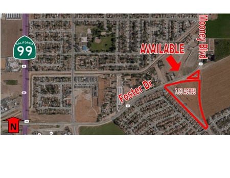VacantLand space for Sale at SWC of Mooney Blvd & Foster Dr in Tulare