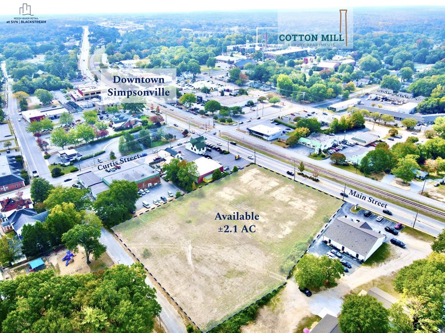 Downtown Simpsonville Development Site