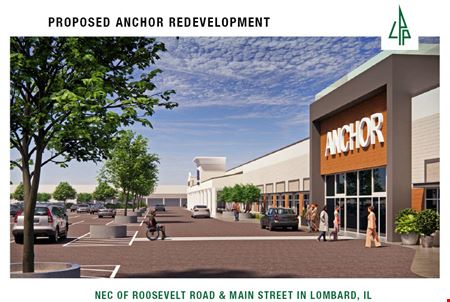 Retail space for Rent at Roosevelt Rd & Main Street in Lombard