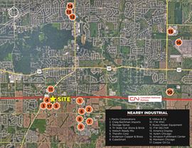Vans Dr. & US 45 | ±10 AC Land Zoned I-2 in Will County for Sale
