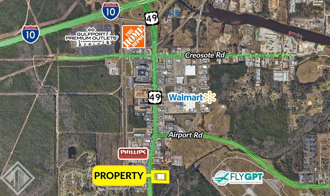 42,000 SF Retail/Warehouse Building on Hwy 49