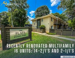 Recently Renovated | 16-Unit | Multifamily Opportunity in Inman Park