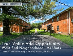 True-Value-Add Opportunity | West End Neighborhood | 24 Units
