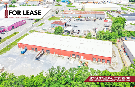 Industrial space for Rent at 1715 Granby Street NE in Roanoke