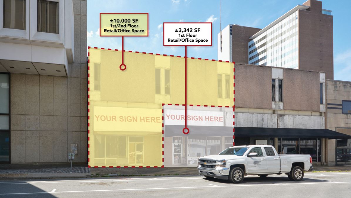 Downtown Office/Retail/Restaurant Location for Lease
