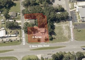 .9 Acre vacant land on E Nine Mile Road zoned COM