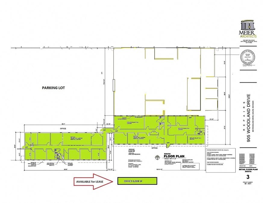 Office for Lease in Saline