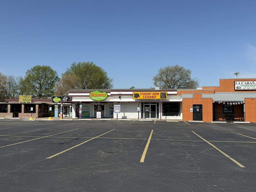 RETAIL CENTER NEXT TO MISSOURI STATE UNIVERSITY