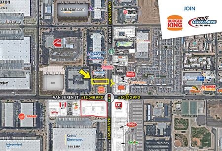 Retail space for Rent at 9920 W Van Buren St in Avondale