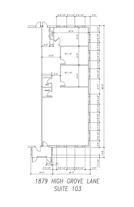 Professional office suite for lease