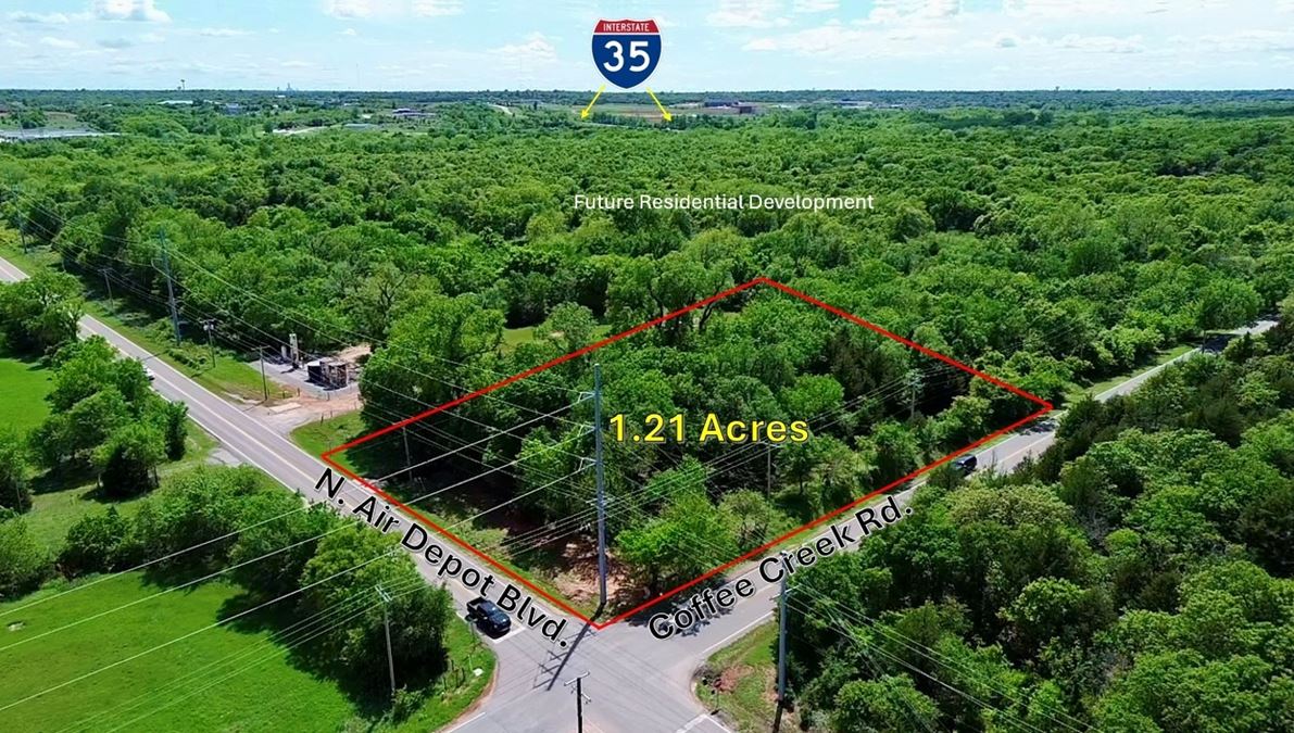 1.21 Acres - SWC of Air Depot & Coffee Creek