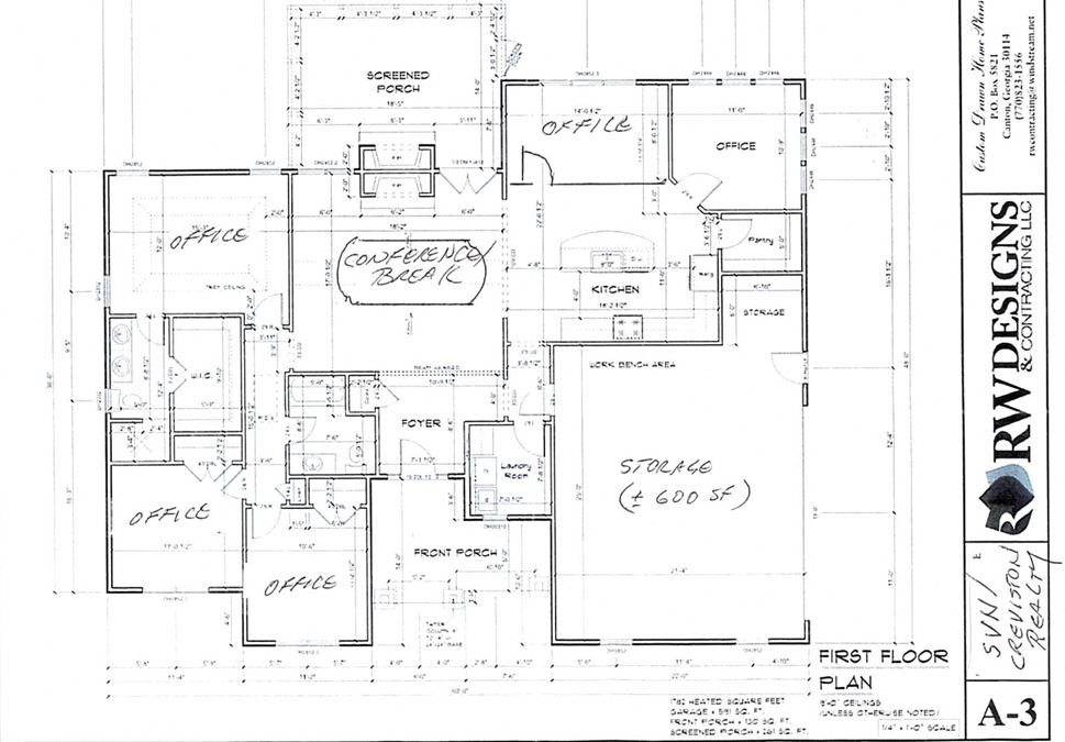 +/-2,400 SF Holly Springs GA - $3,850 +CTI