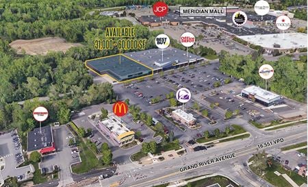 Retail space for Rent at 2020 Grand River Avenue in Okemos