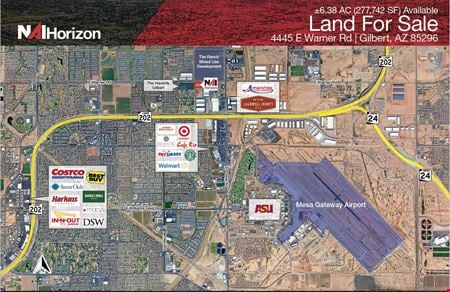 VacantLand space for Sale at 4445 E Warner Rd in Gilbert