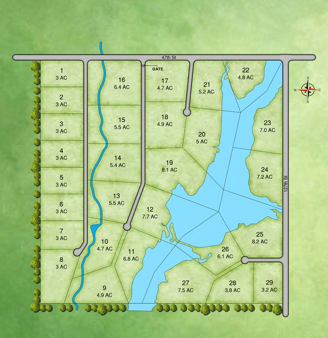 East 127th ST and 47th St South, Sedgwick County 156 acres