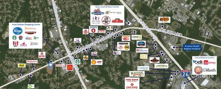 ±0.93 AC Retail Parcel Available | Irmo, SC