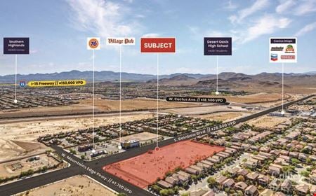 Photo of commercial space at S Rainbow Blvd & W Mountains Edge Pkwy in Enterprise