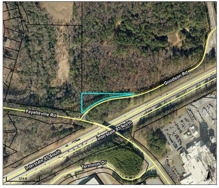 Land Along I-85 in Union City, GA