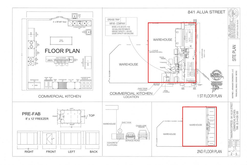Commercial Kitchen w/ Retail, Office & Warehouse Space