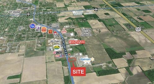 PRICE REDUCED! 3.22 Acres Comm Land/Bus 127-Front of Walmart