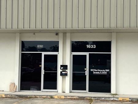 Industrial space for Rent at 1621 West University Parkway in Sarasota