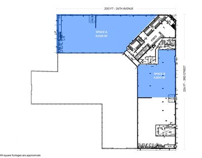 4,500 - 13,500 SF | 2-24 26th Avenue | Divisible Office Space for Lease